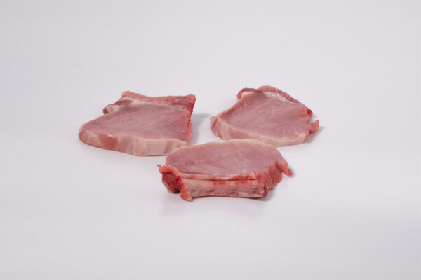 Chuleta natural  de cerdo de 500gr.